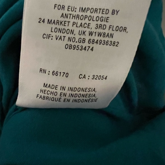 ANTHROPOLOGIE one shoulder floral maxi dress with pockets - Picture 14 of 16